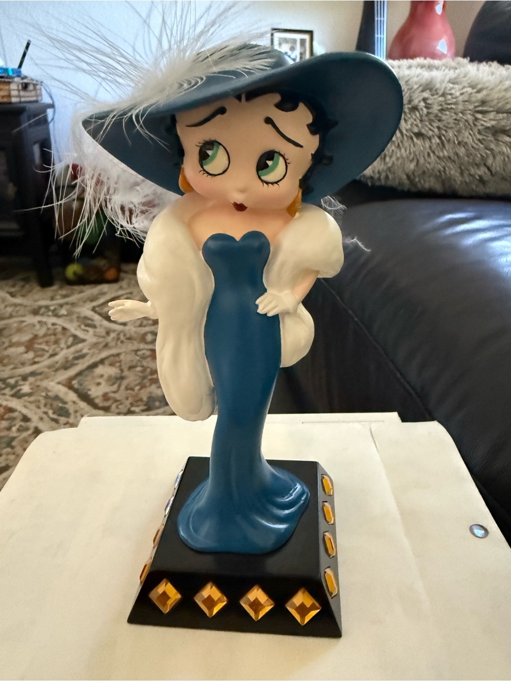 Betty Boop Black and Gold Collector Plaque